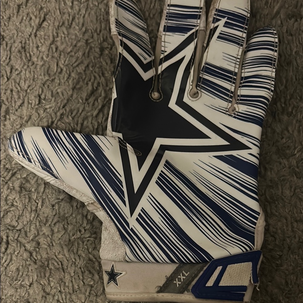 Men's Blue and White Sports Glove